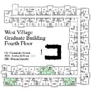 West Village Graduate Floor Plan Fourth Floor