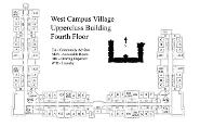 West Village Upperclass Floor Plan Fourth Floor