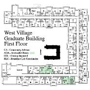 West Village Graduate Floor Plan First Floor