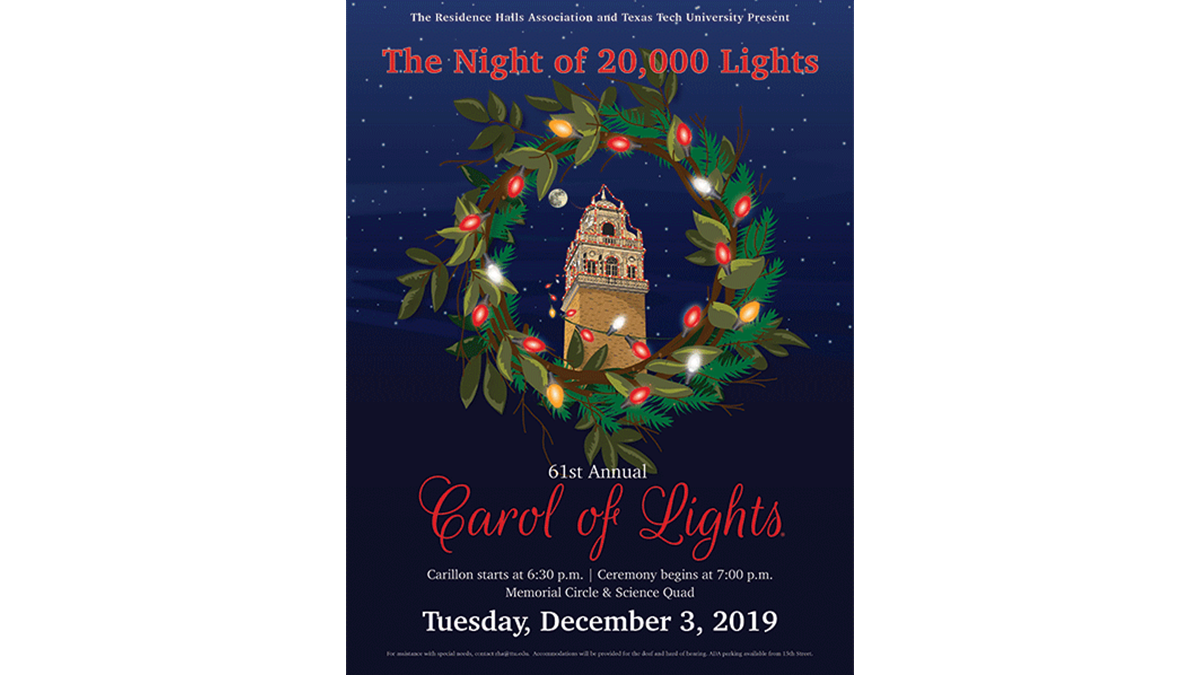 2019 Carol of Lights Poster
