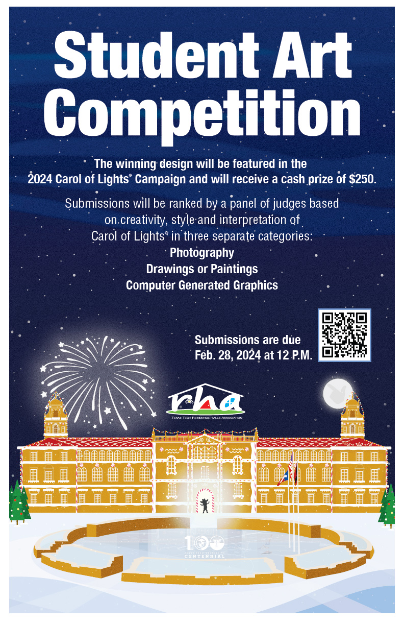 Poster of the Carol of Lights art competion