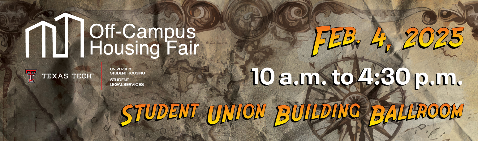 Banner for Off Campus Housing Fair