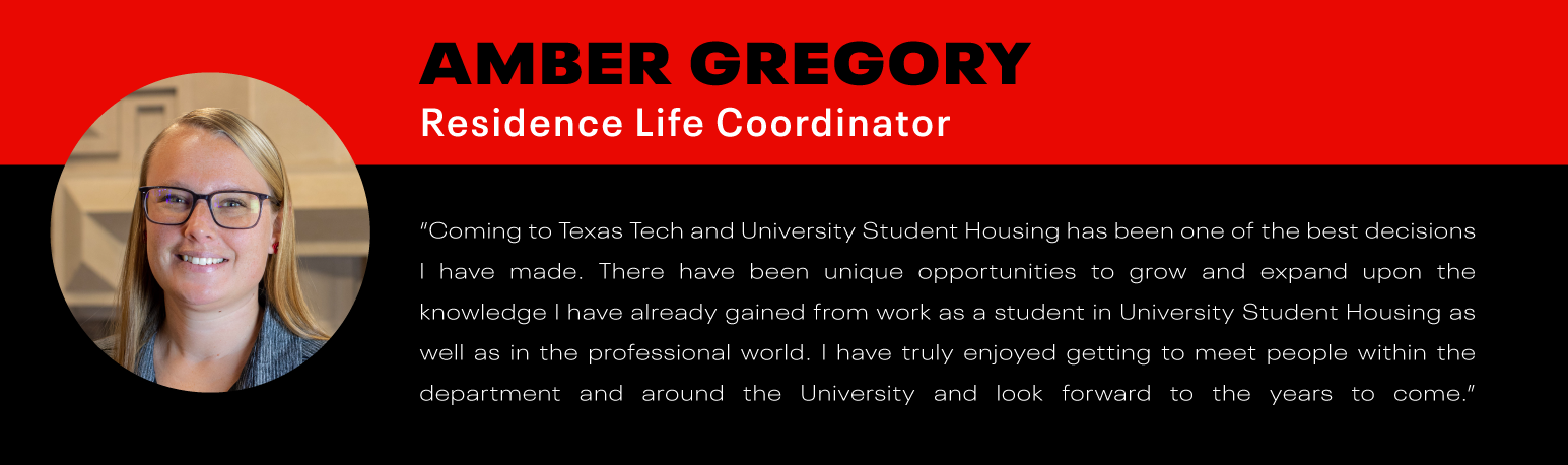 Eighth testimonial from University Student Housing employee