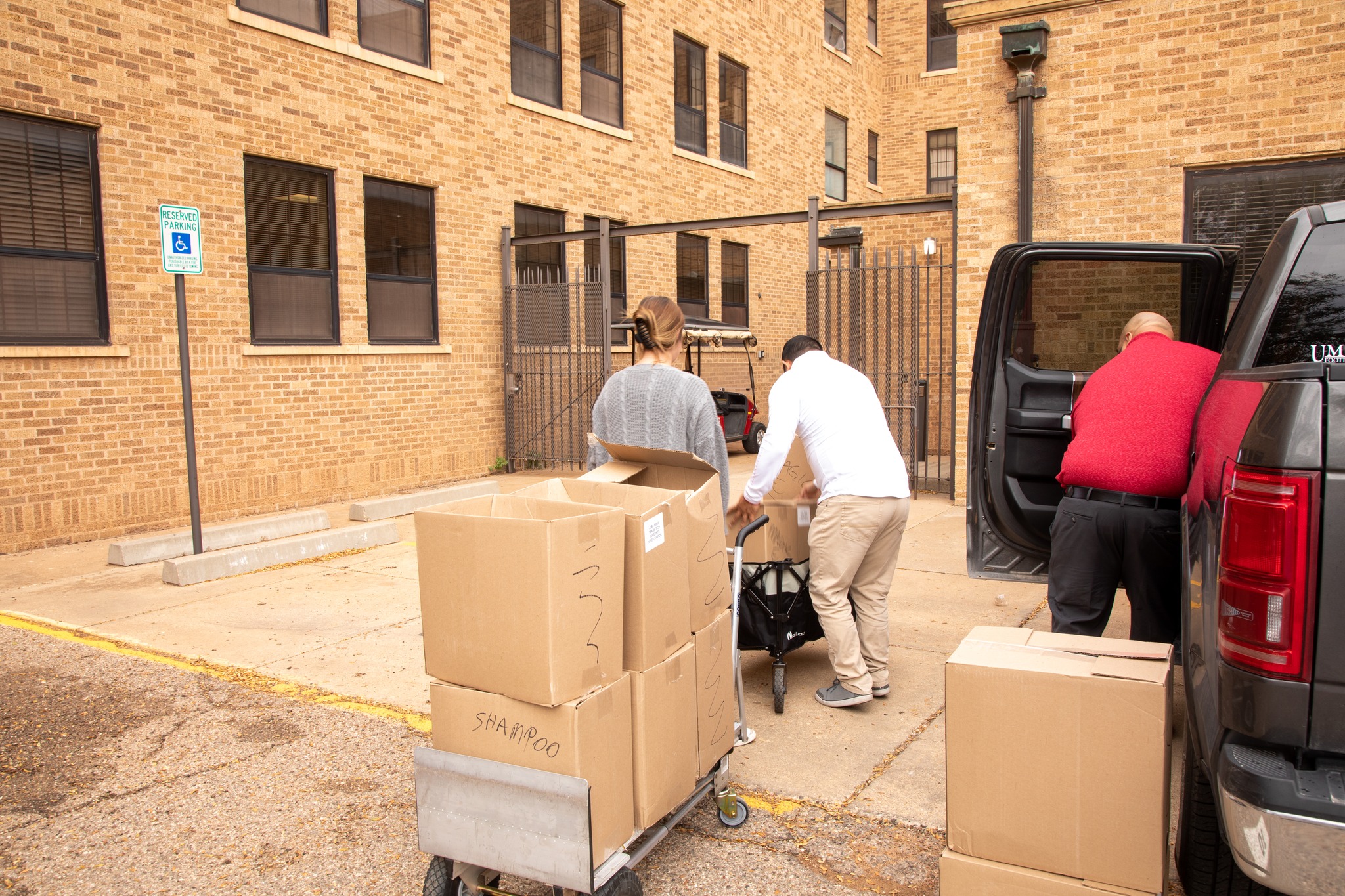 University Student Housing donates items to Raider Red Food Pantry