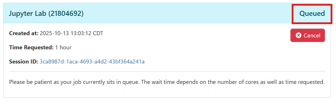 Jupyter Queued