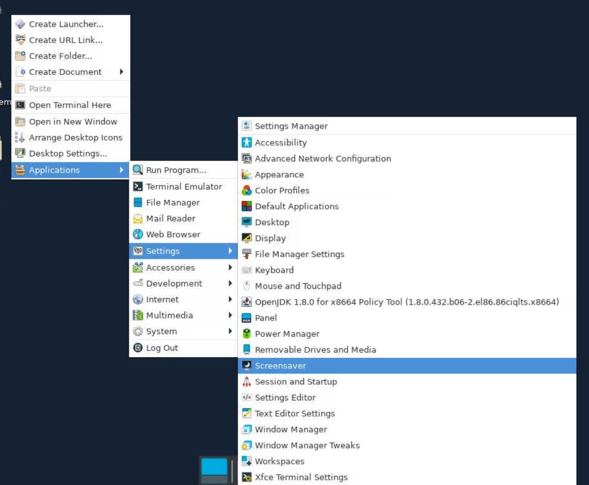 Screen Saver Selection