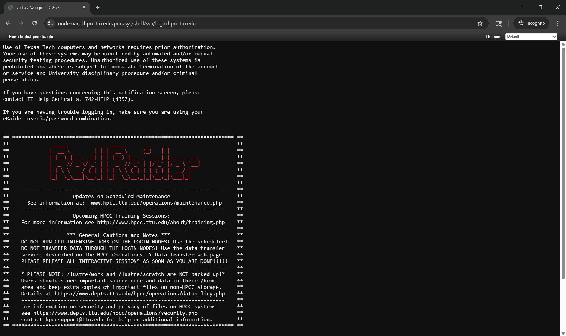 Shell Interface