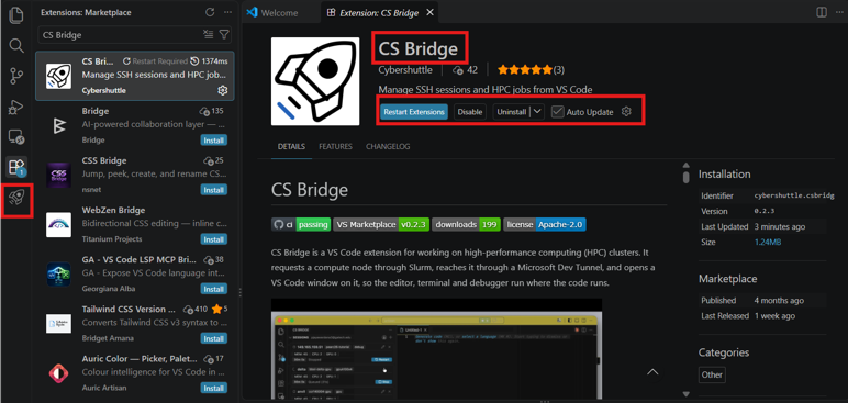 Install CS Bridge Install CS Bridge