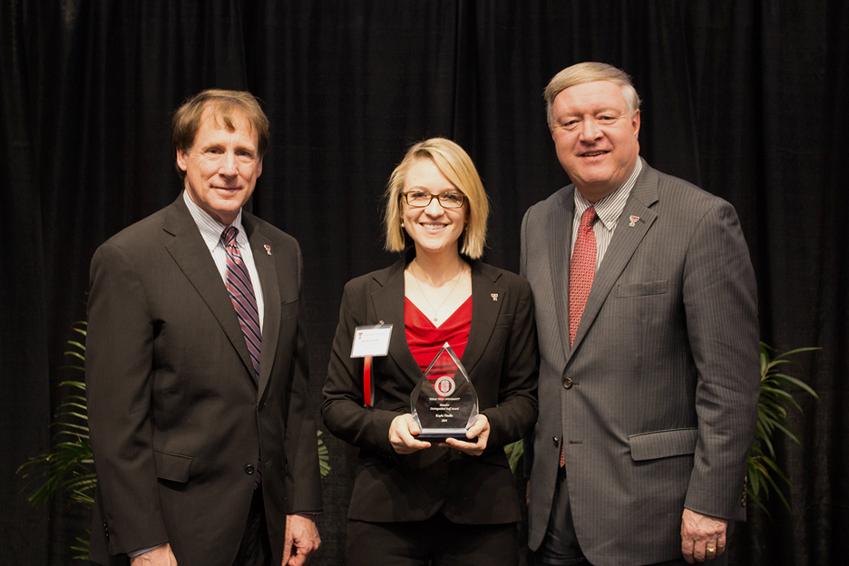 Distinguished Staff Awards 2014 Recipient Image: Kayla Tindle - Office of the Vice President for Research