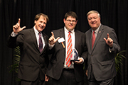 Image: Chancellor's Colonel Rowan Award for Execution: Levi Johnson - STEM Center for Outreach, Research & Education