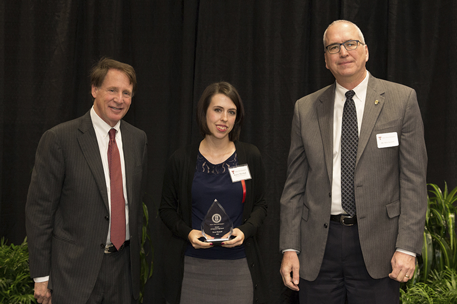 Image: Distinguished Staff Award - Matador Award Recipient: Kacey Marshall - National Wind Institute
