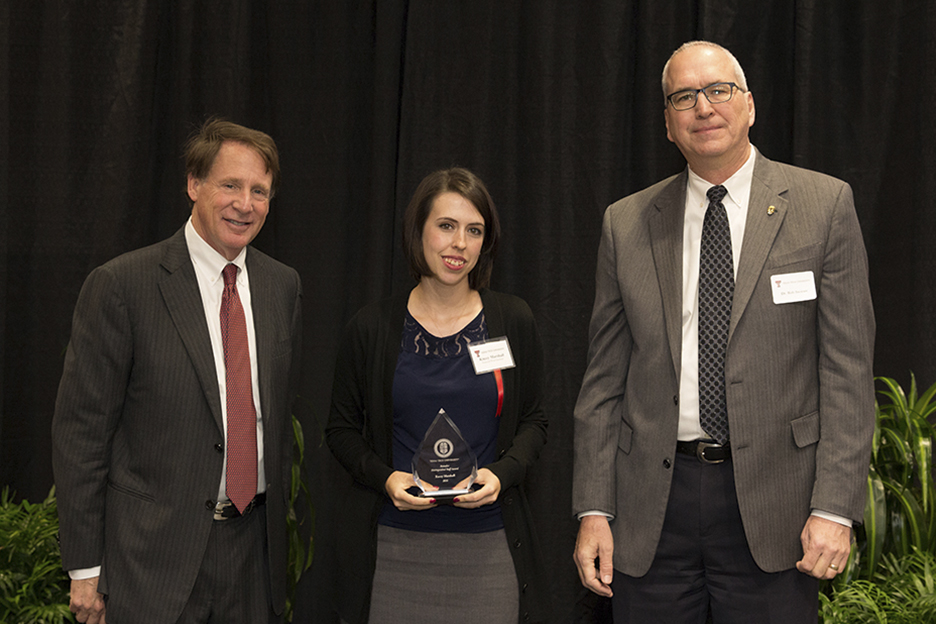 Image: Distinguished Staff Award - Matador Award Recipient: Kacey Marshall - National Wind Institute Image: Distinguished Staff Award - Matador Award Recipient: Kacey Marshall - National Wind Institute