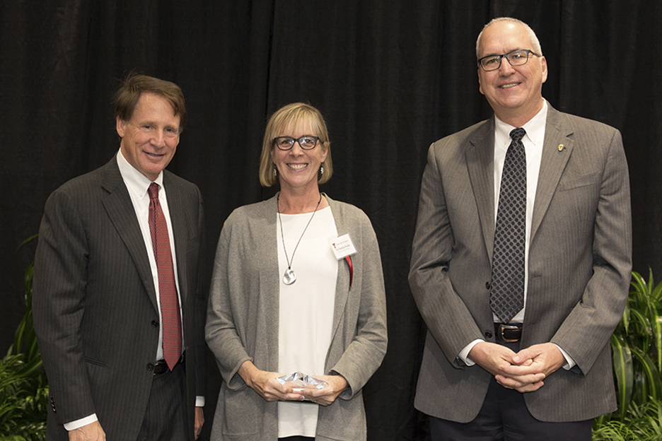 Image: Distinguished Staff Award - President's Award of Excellence Recipient: Liz Inskip-Paulk - National Wind Institute