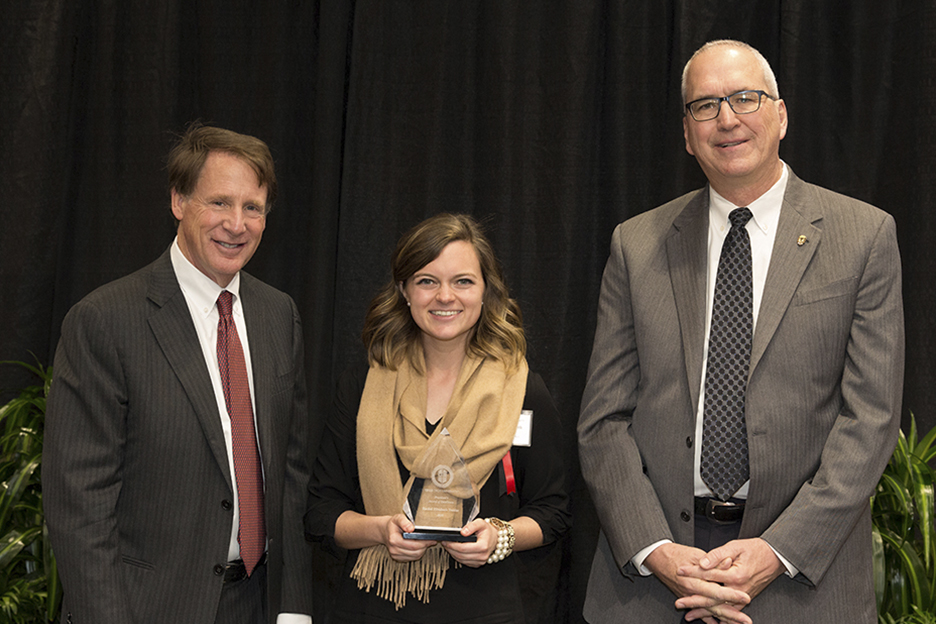 Image: Distinguished Staff Award - President's Award of Excellence Recipient: Rachel Elizabeth Traxler - Student Disability Services Image: Distinguished Staff Award - President's Award of Excellence Recipient: Rachel Elizabeth Traxler - Student Disability Services