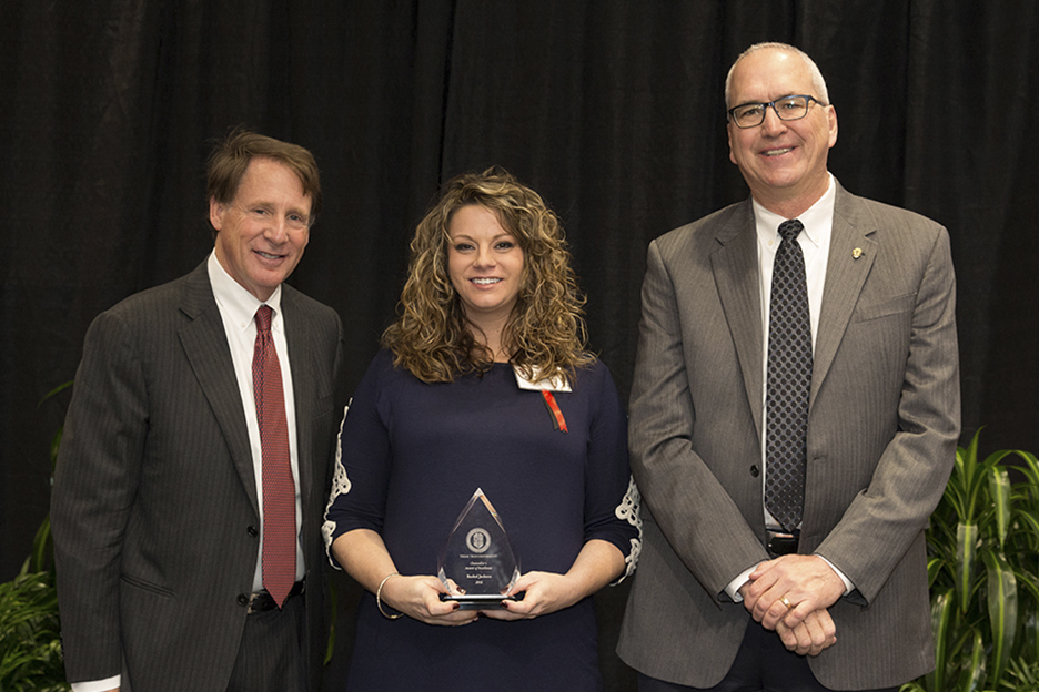 Image: Distinguished Staff Award - Chancellor's Award of Excellence Recipient: Rachel Jackson - Transition and Engagement