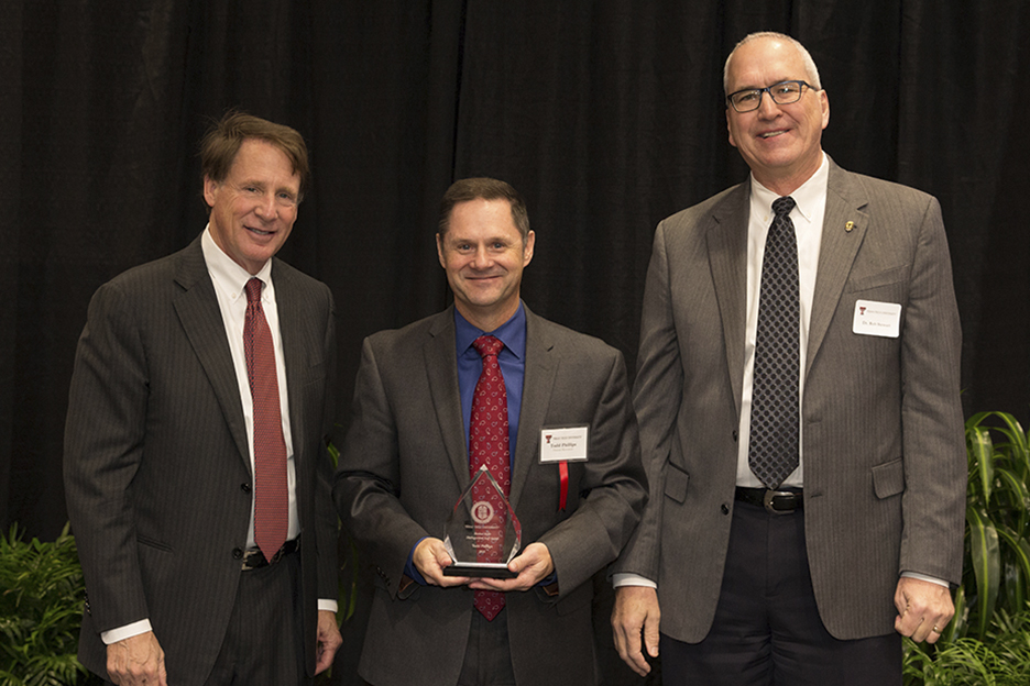 Image: Distinguished Staff Award - Masked Rider Award Recipient: Todd Phillips - Human Resources Image: Distinguished Staff Award - Masked Rider Award Recipient: Todd Phillips - Human Resources
