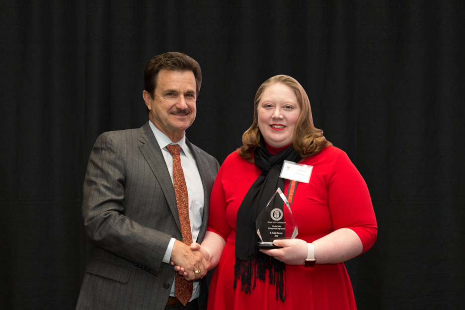 Distinguished Staff Awards 2018 Recipient Image:S. Leigh Prouty-University Student Housing Distinguished Staff Awards 2018 Recipient Image:S. Leigh Prouty-University Student Housing