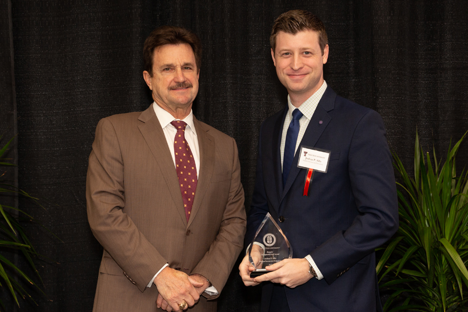 Distinguished Staff Awards 2019 Recipient Image:Joshua P. Sills Student Success and Retention