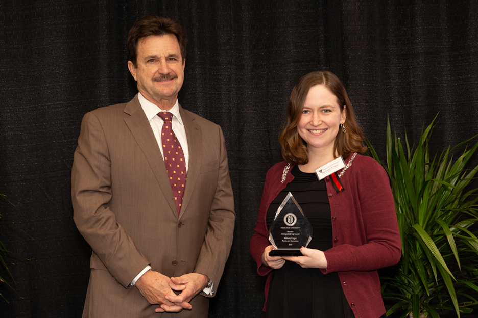 Distinguished Staff Awards 2019 Recipient Image:Melanie Ungar Physics and Astronomy