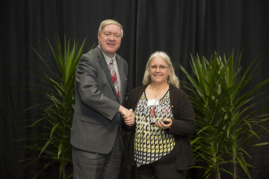 Image: Distinguished Staff Award - Matador Award Recipient: Priscilla Reid - Institute for Forensic Sciences Image: Distinguished Staff Award - Matador Award Recipient: Priscilla Reid - Institute for Forensic Sciences