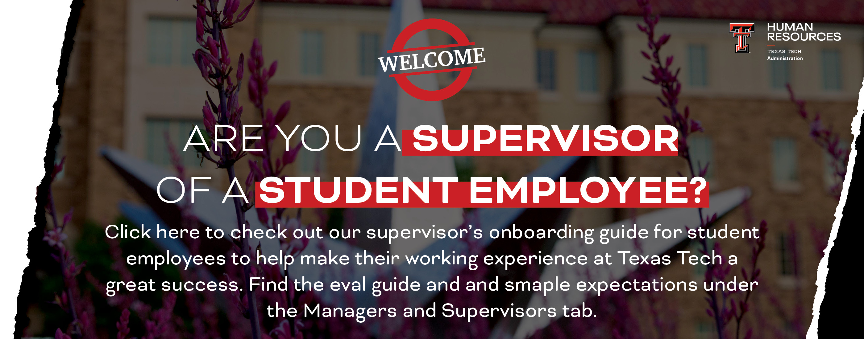 Supervisor's Guide for Onboarding Student Employees