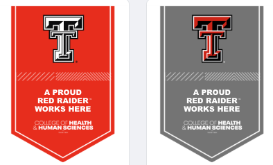 Printable Banner Pennant TTU Alumni CHHS