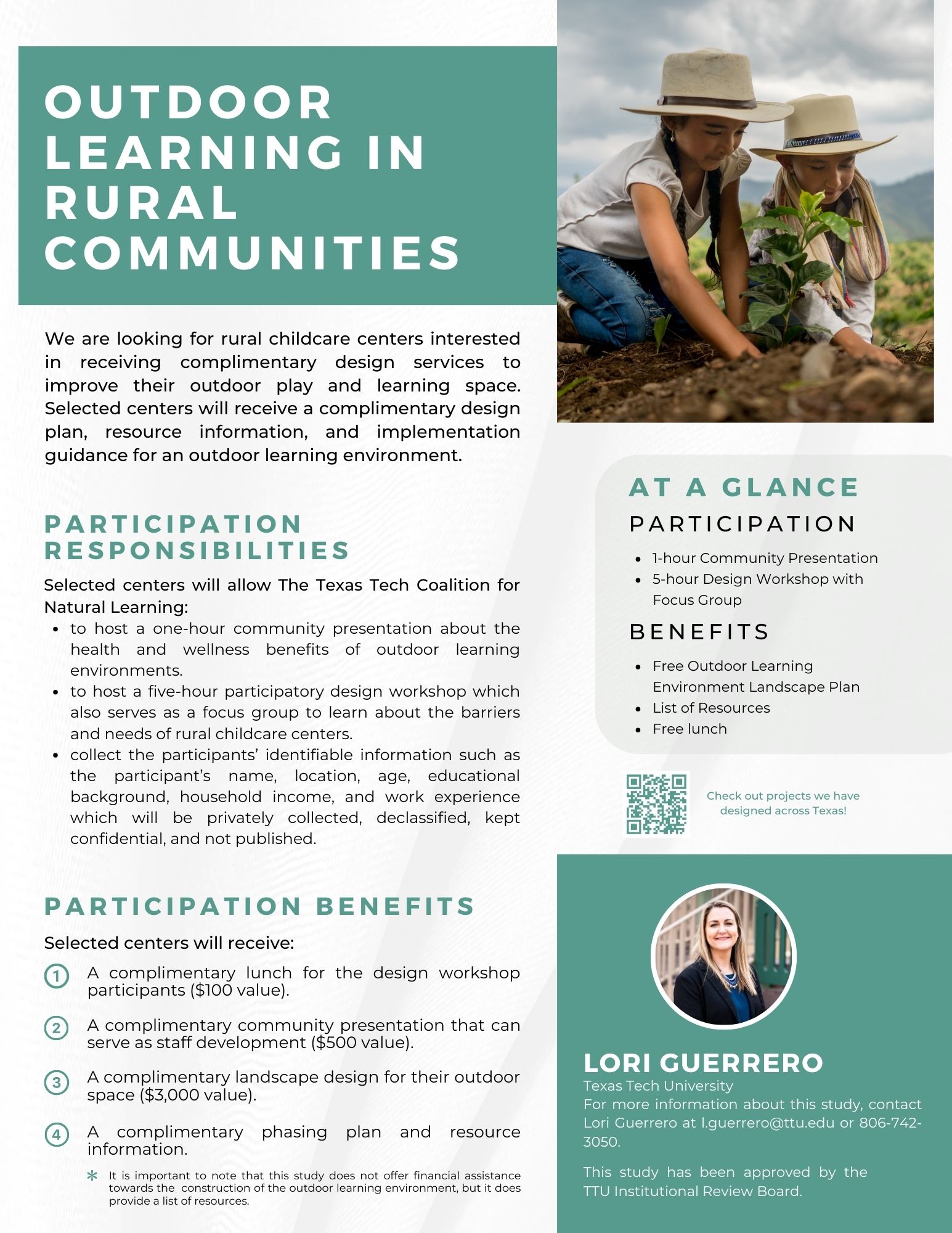 CNL Rural Communities Outreach Flyer