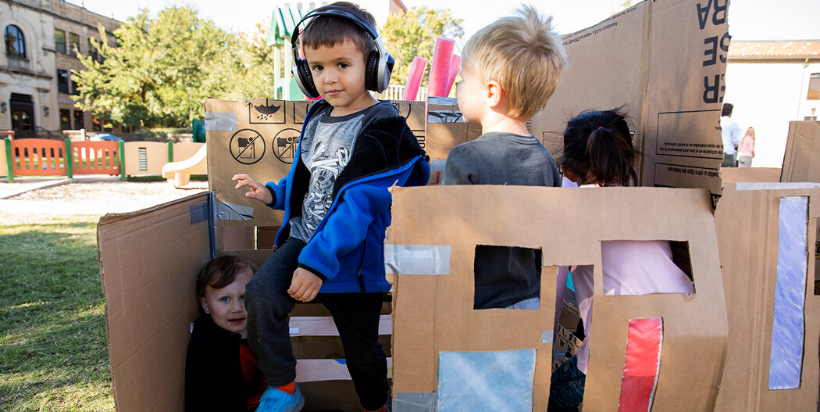 Landscape Architecture Class Creates Recycled-Material Playscapes for CDRC