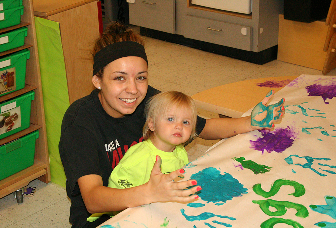 Hands-on Experience observing and learning from children and families