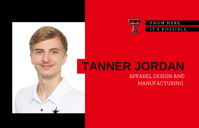 Tanner Jordan uses his passion for creativity and design to contribute to the apparel industry