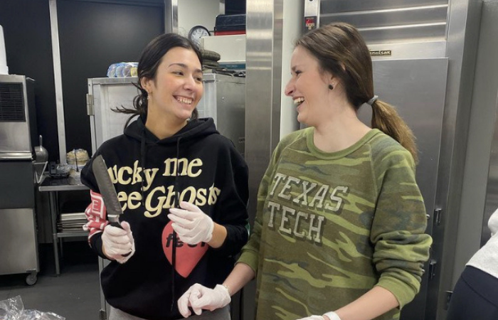 Human Sciences Students Partner with Ronald McDonald House to Serve Lubbock Community
