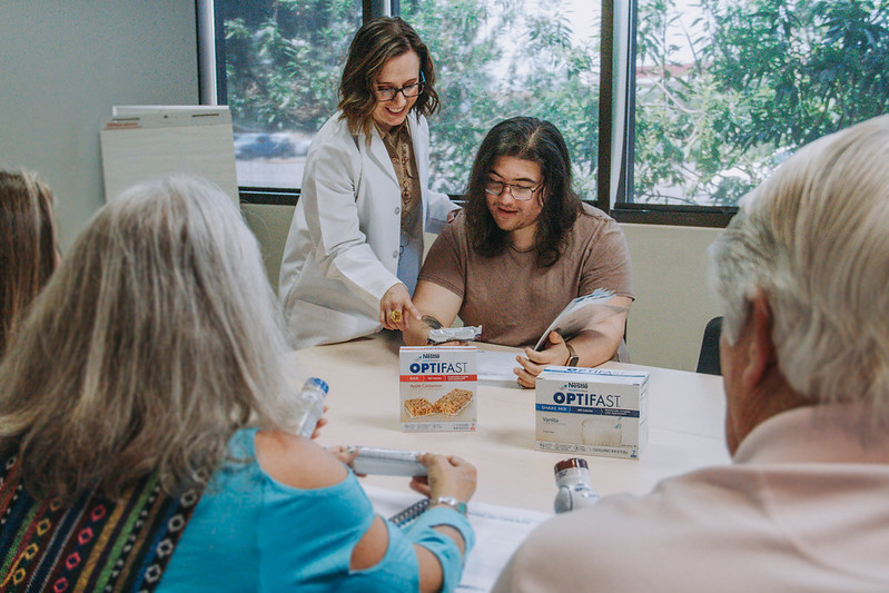 Students offered rare opportunity to conduct research with obesity experts and work with patients at NMHI