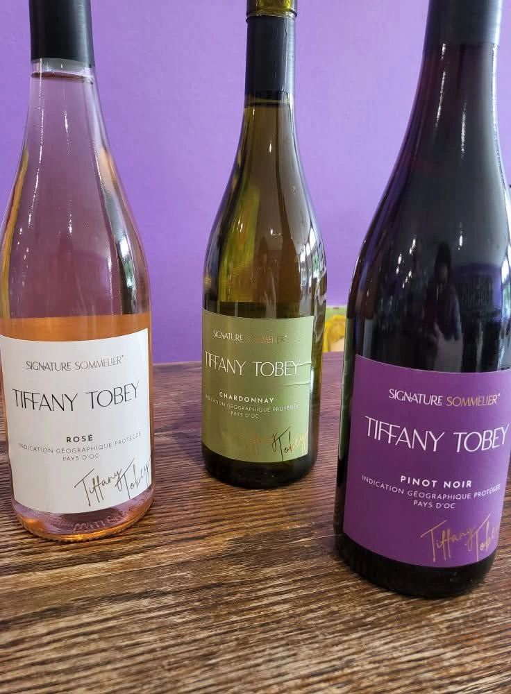 3 Tiffany Tobey Signature Sommelier wines