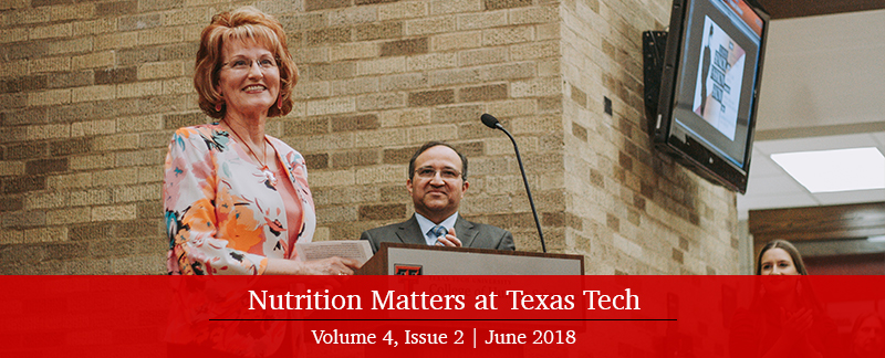 Nutritional Sciences Newsletter Texas Tech Nutritional Sciences Newsletter Texas Tech