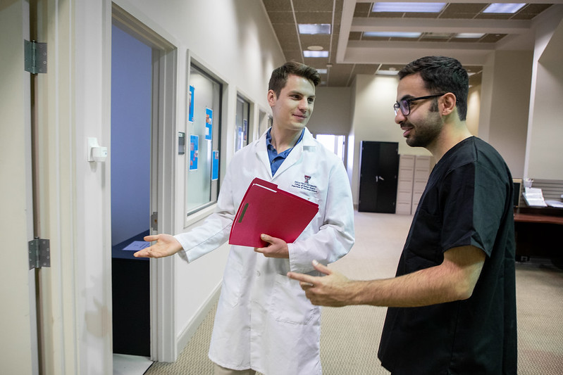 Casen talking about charts.