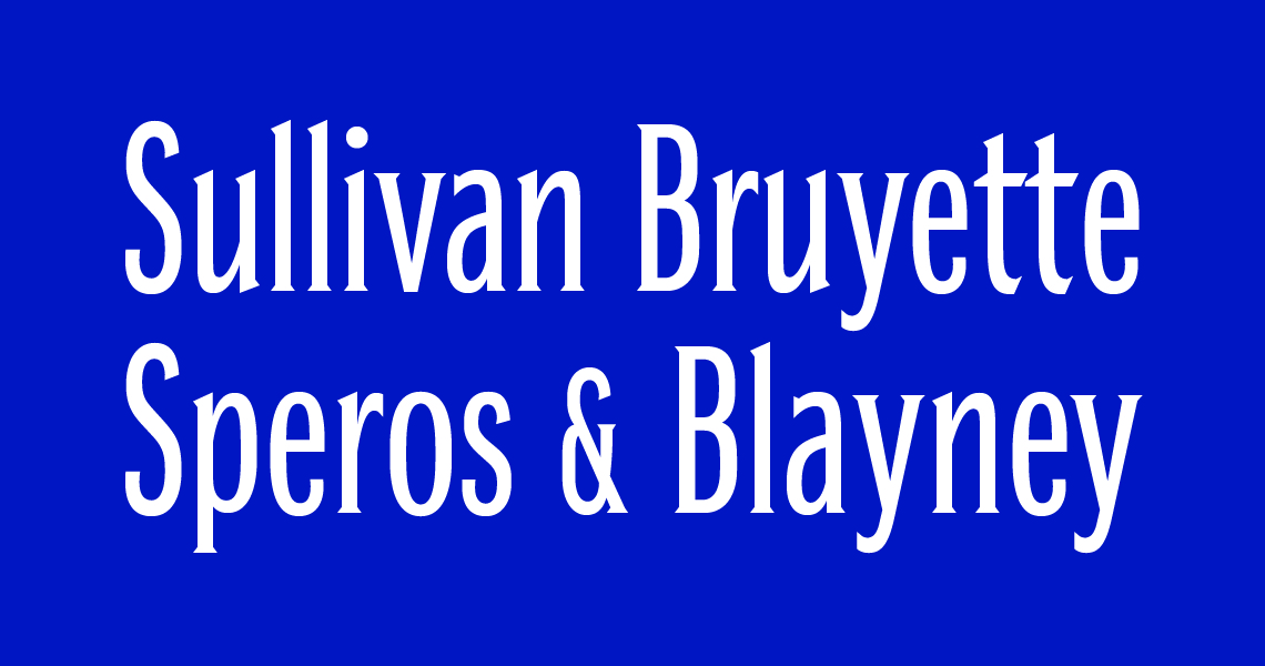 Sullivan, Bruyette, Speros & Blayney Logo