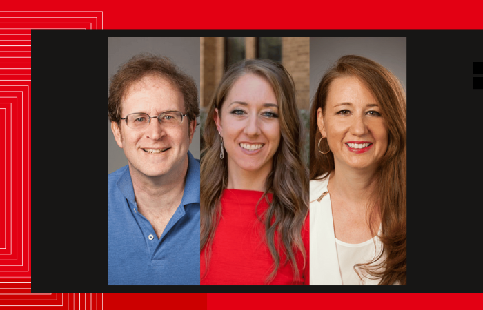 Three faculty members recognized for their dedication to integrating research, teaching, and service