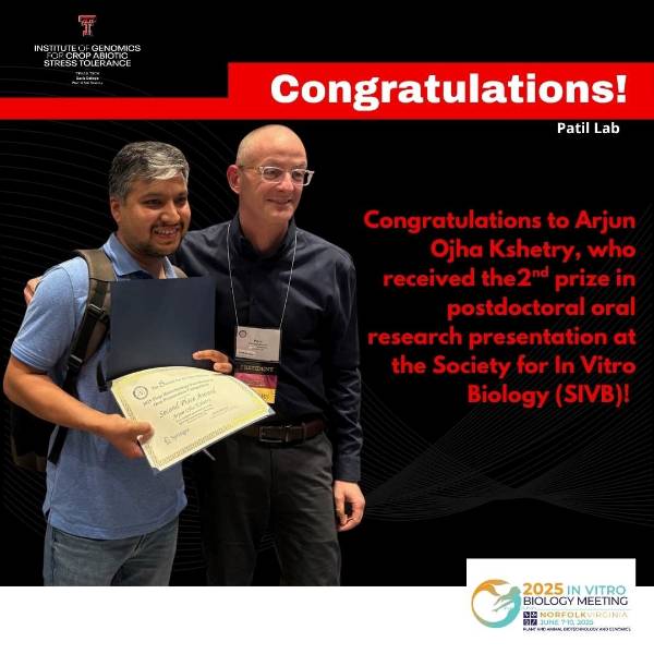 Arjun Biologi SIVB prize