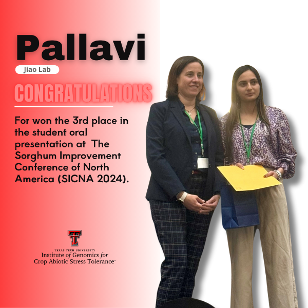 Pallavi student oral presentation at SICNA