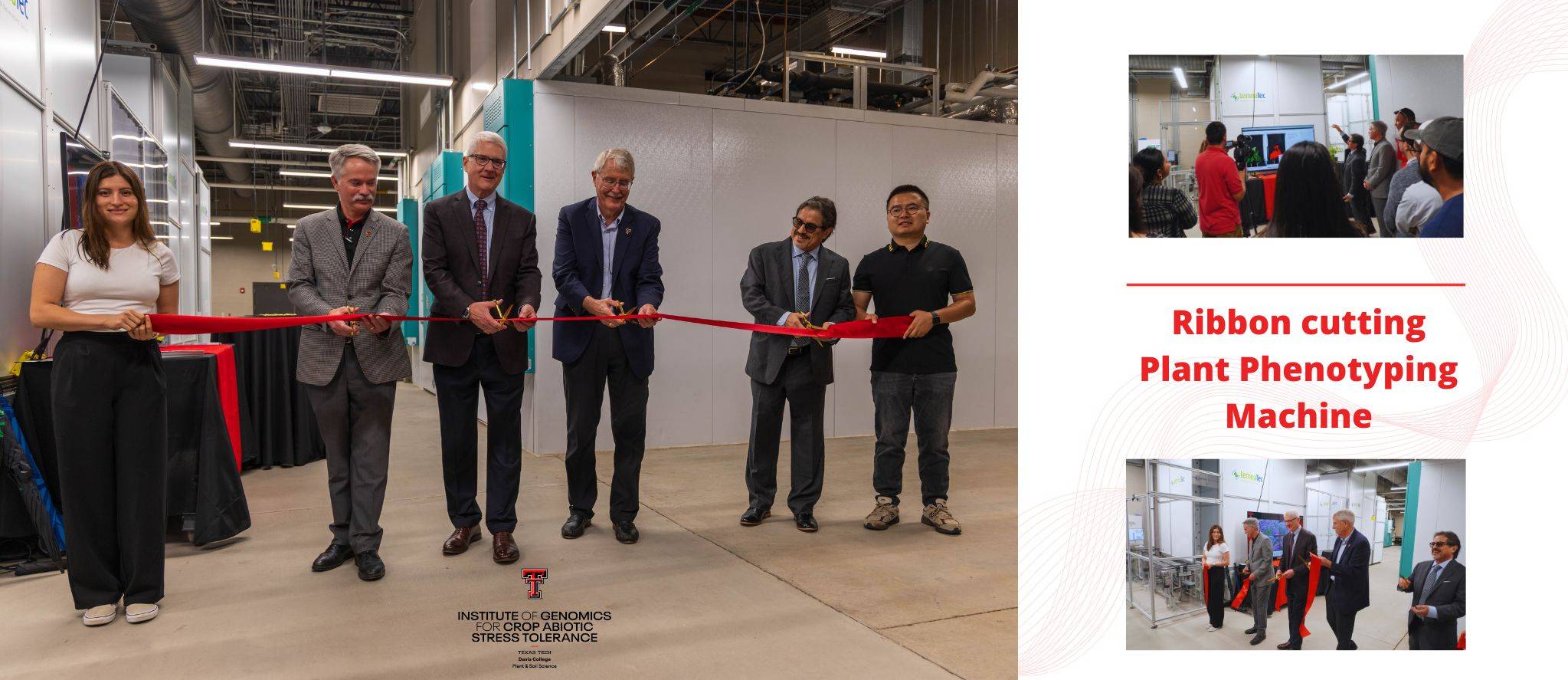 Plant Phenotyping Ribbon cutting