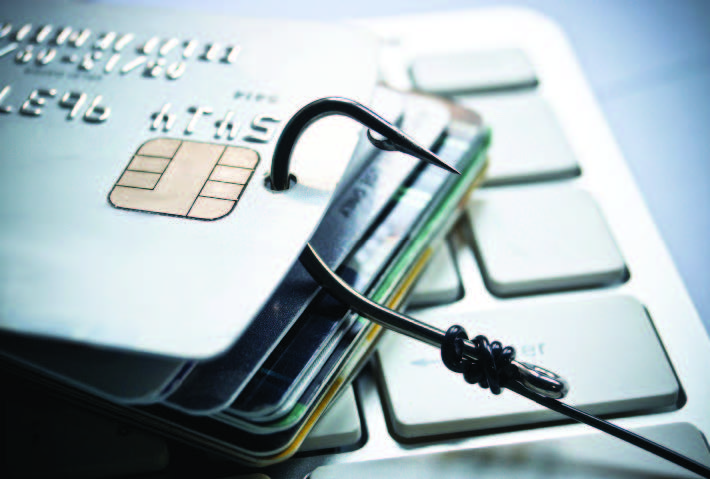 credit card hooked