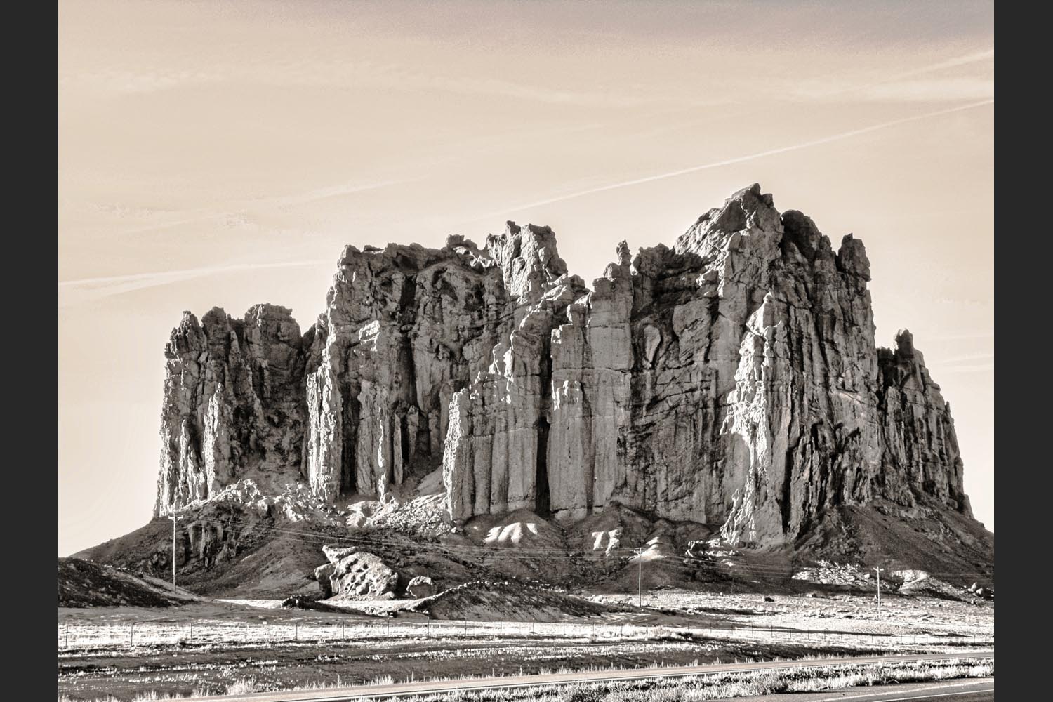 Willa Finley: Cathedral Cliff - San Juan County, New Mexico