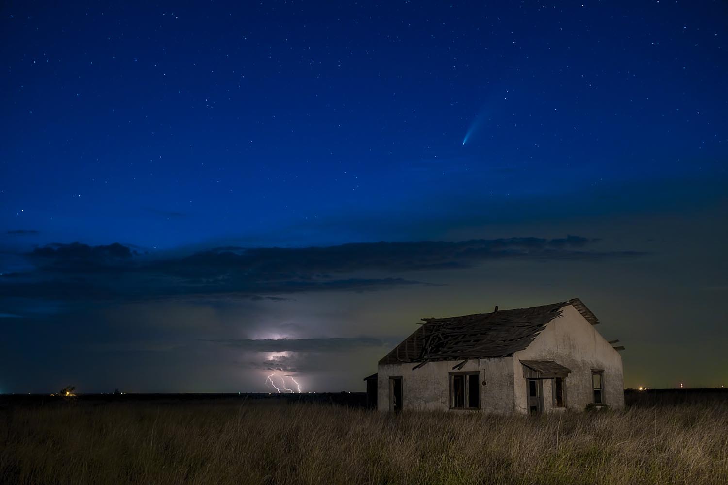 James Clinich: Neowise and the Approaching Storm - Sudan, Texas