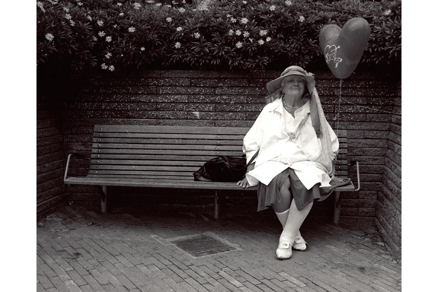 Bill Wright: Woman on Bench - Copenhagen, Denmark