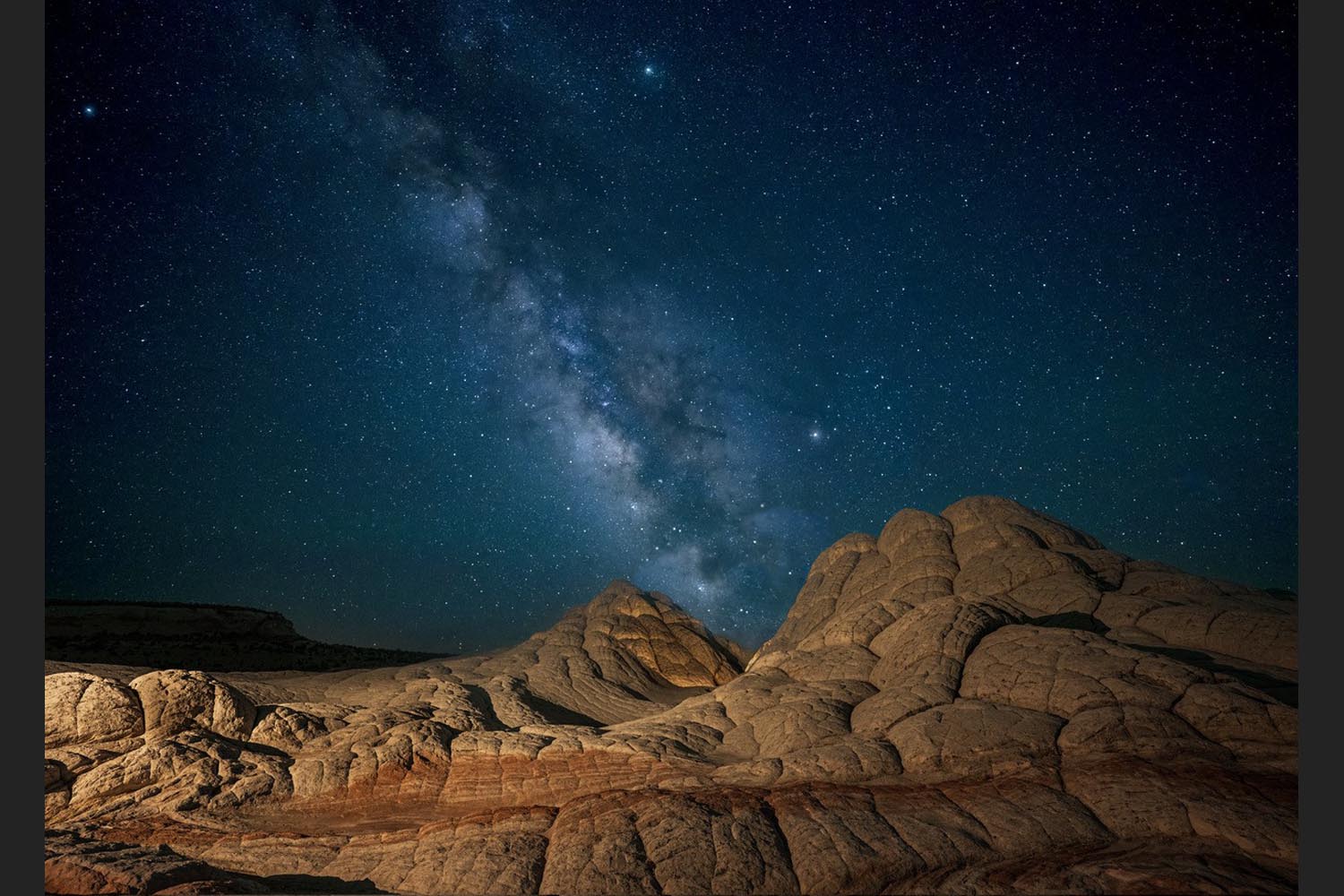 Hakam Kayasseh: White Pocket Starry Night - Vermilion Cliffs, Arizona