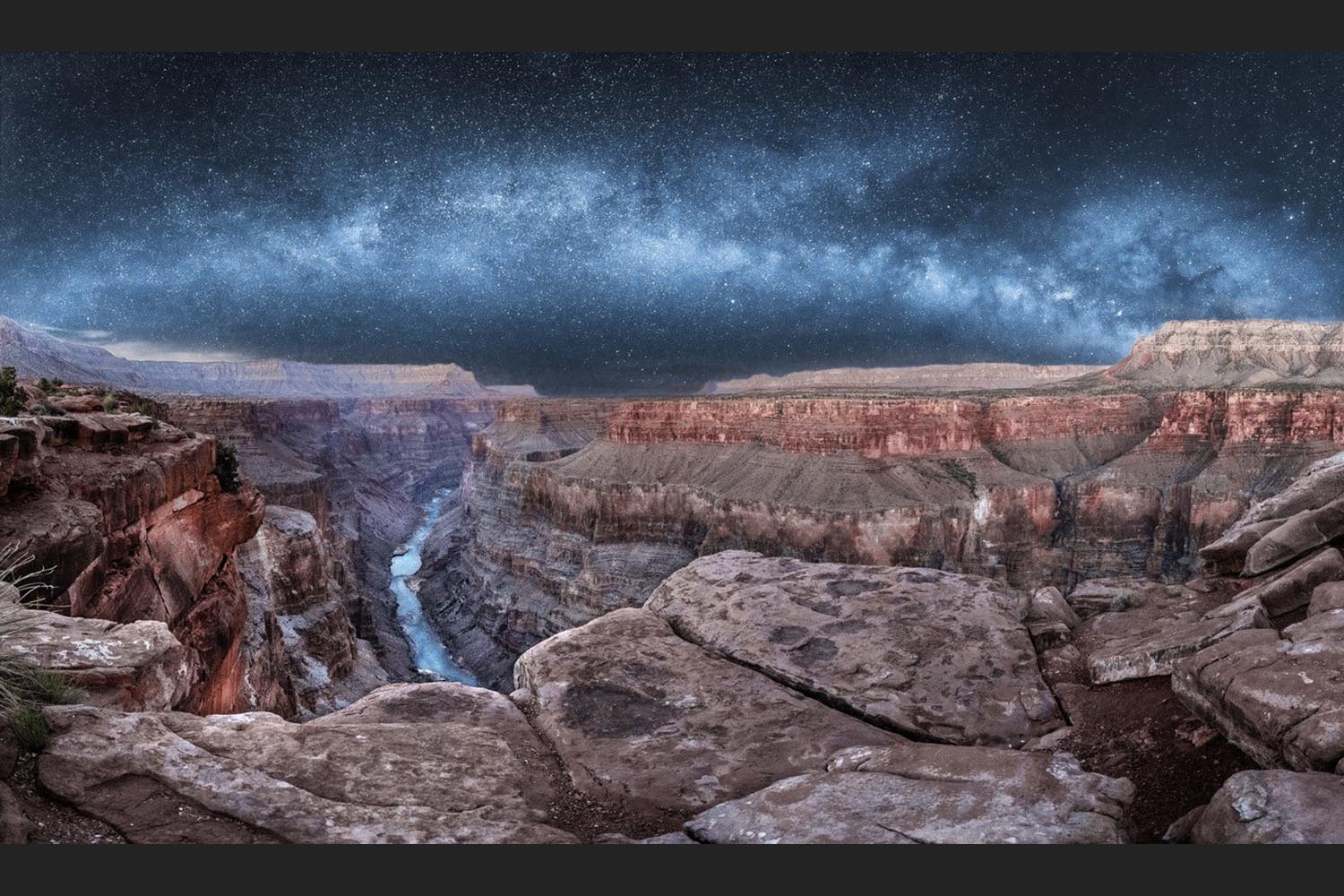 Hakam Kayasseh: Grand Galaxy - Toroweap Lookout Point, Grand Canyon 