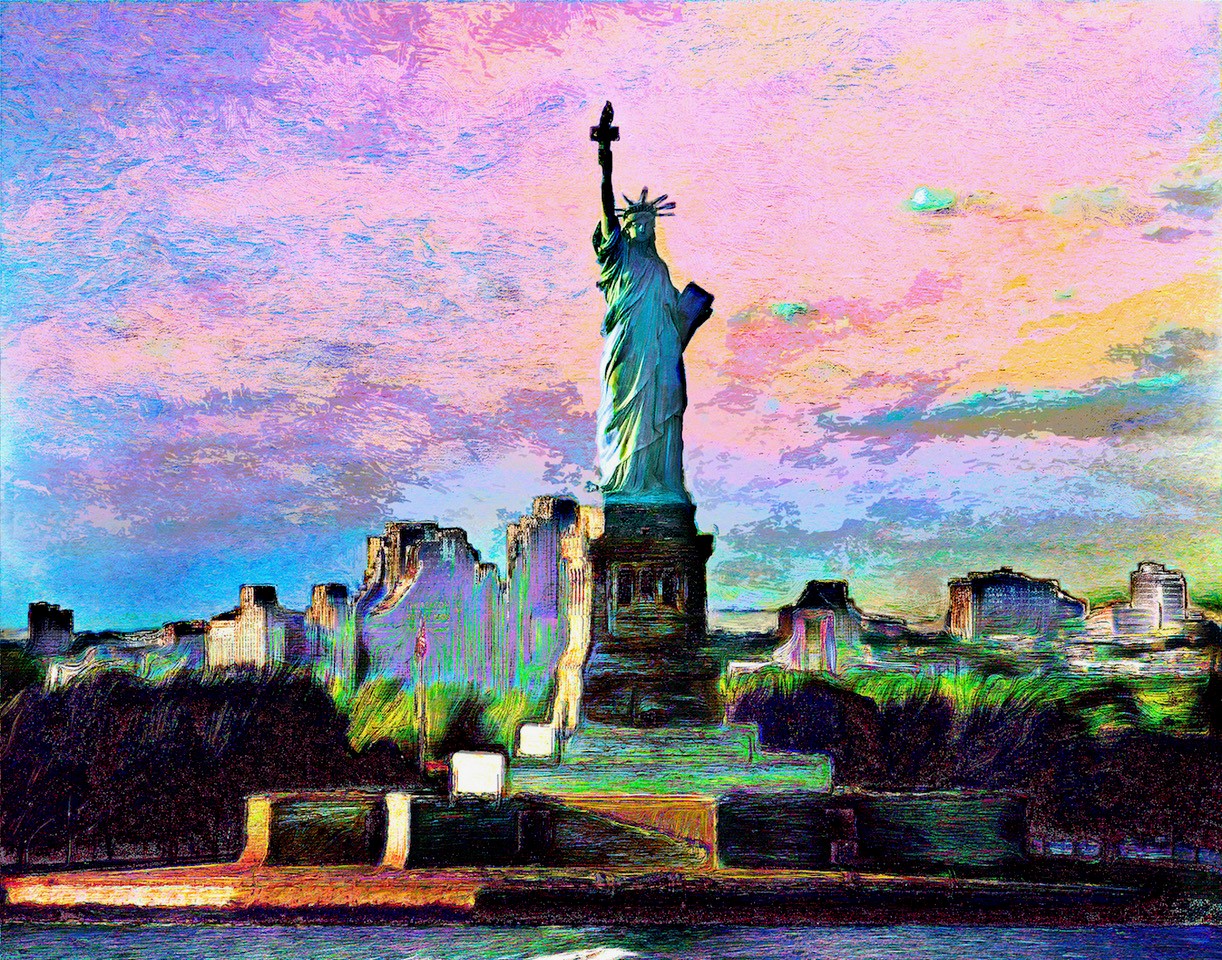 Ron Thomas: Lady Liberty - New York City Harbor