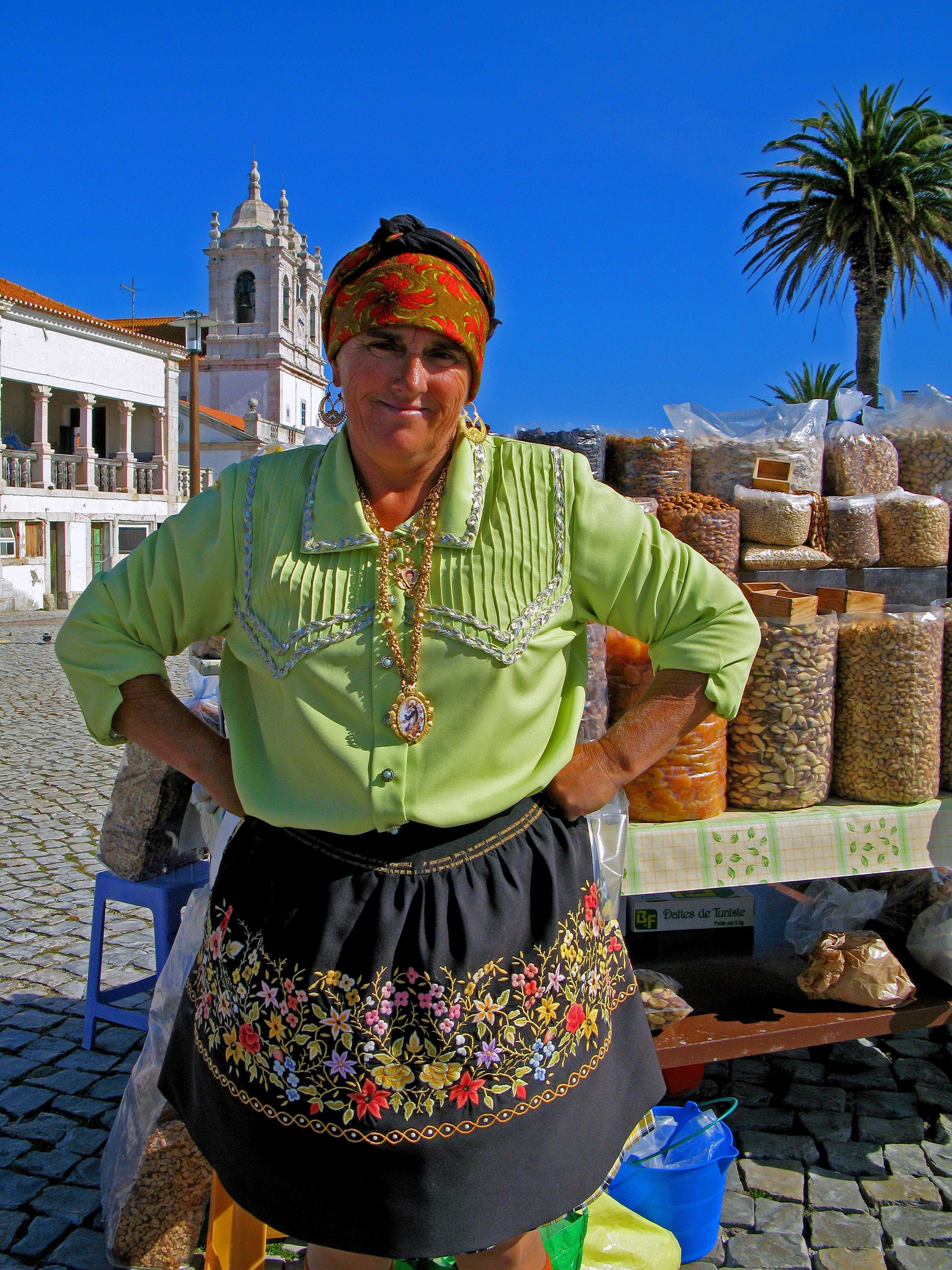 Nieves Nitta: Nut Seller - Nazare, Portugal