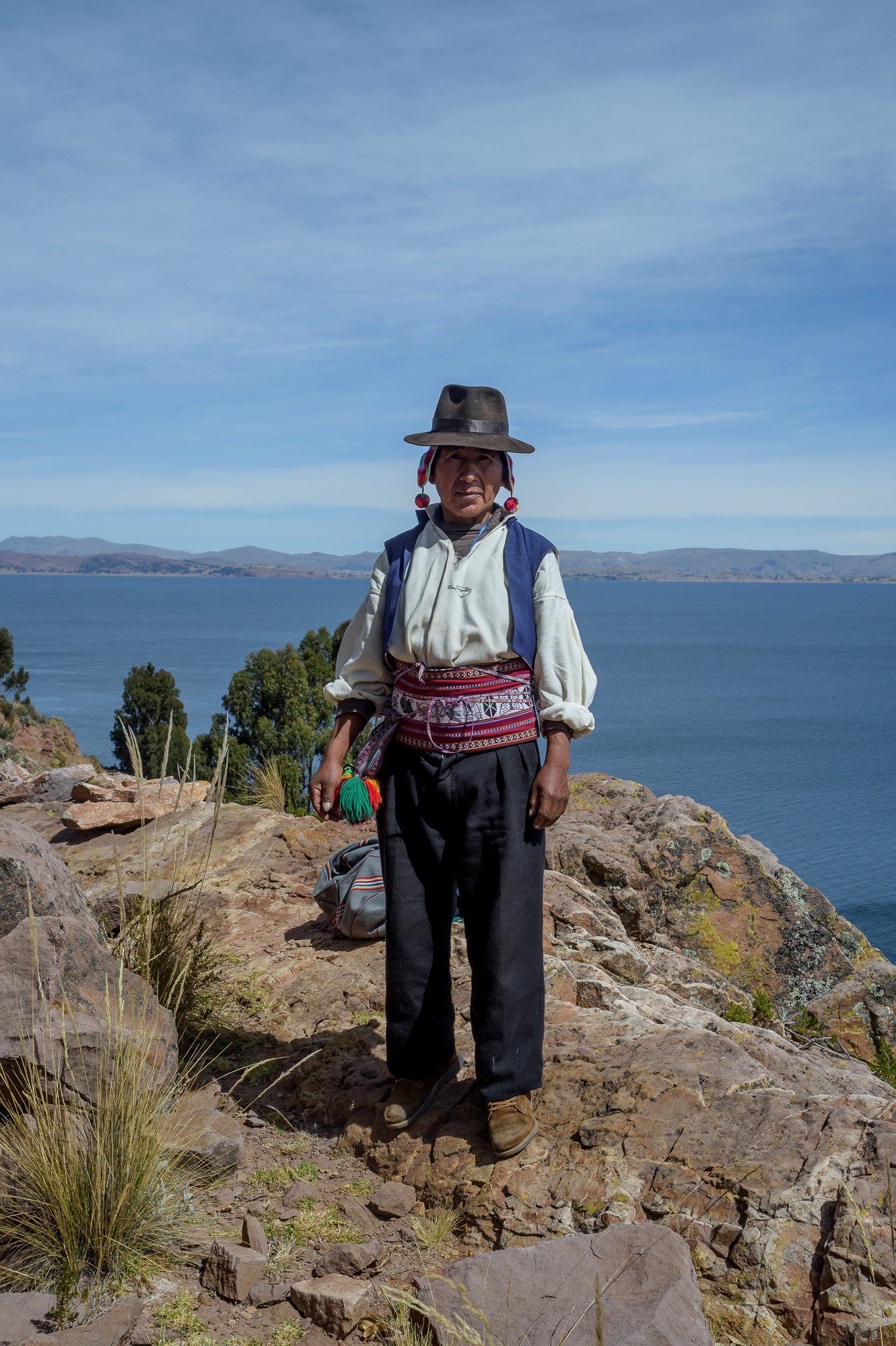 Hal Beesley: Mayor of Part of Taquile Island - Lake Titicaca, Peru