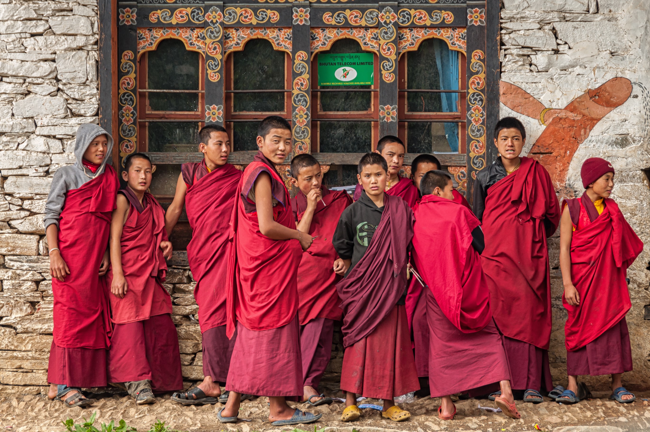 Elizabeth Sanjuan: Boys of Bhutan - Bhutan